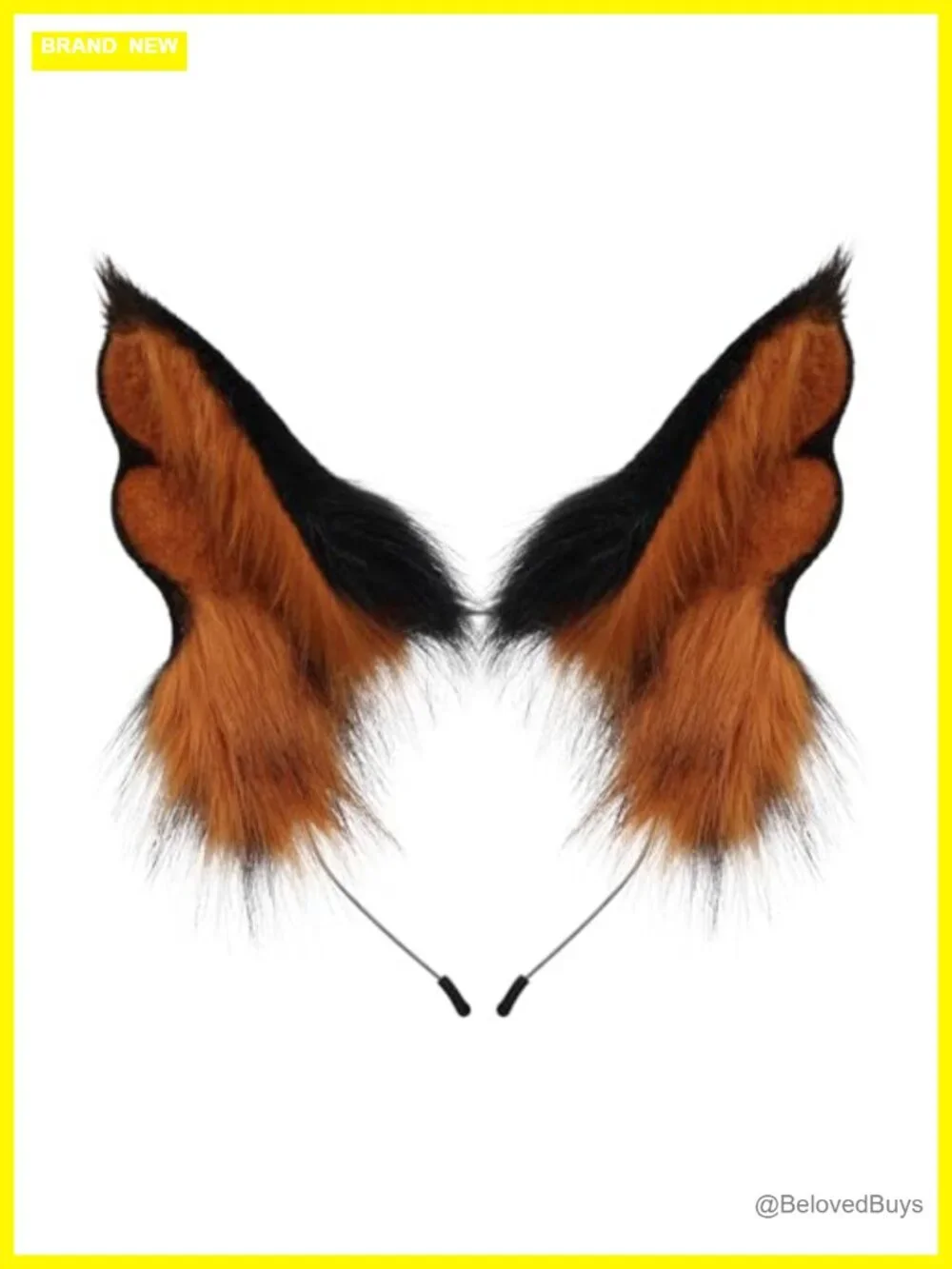 Faux Fur Fox Ear Headband for Parties Hair Accessory